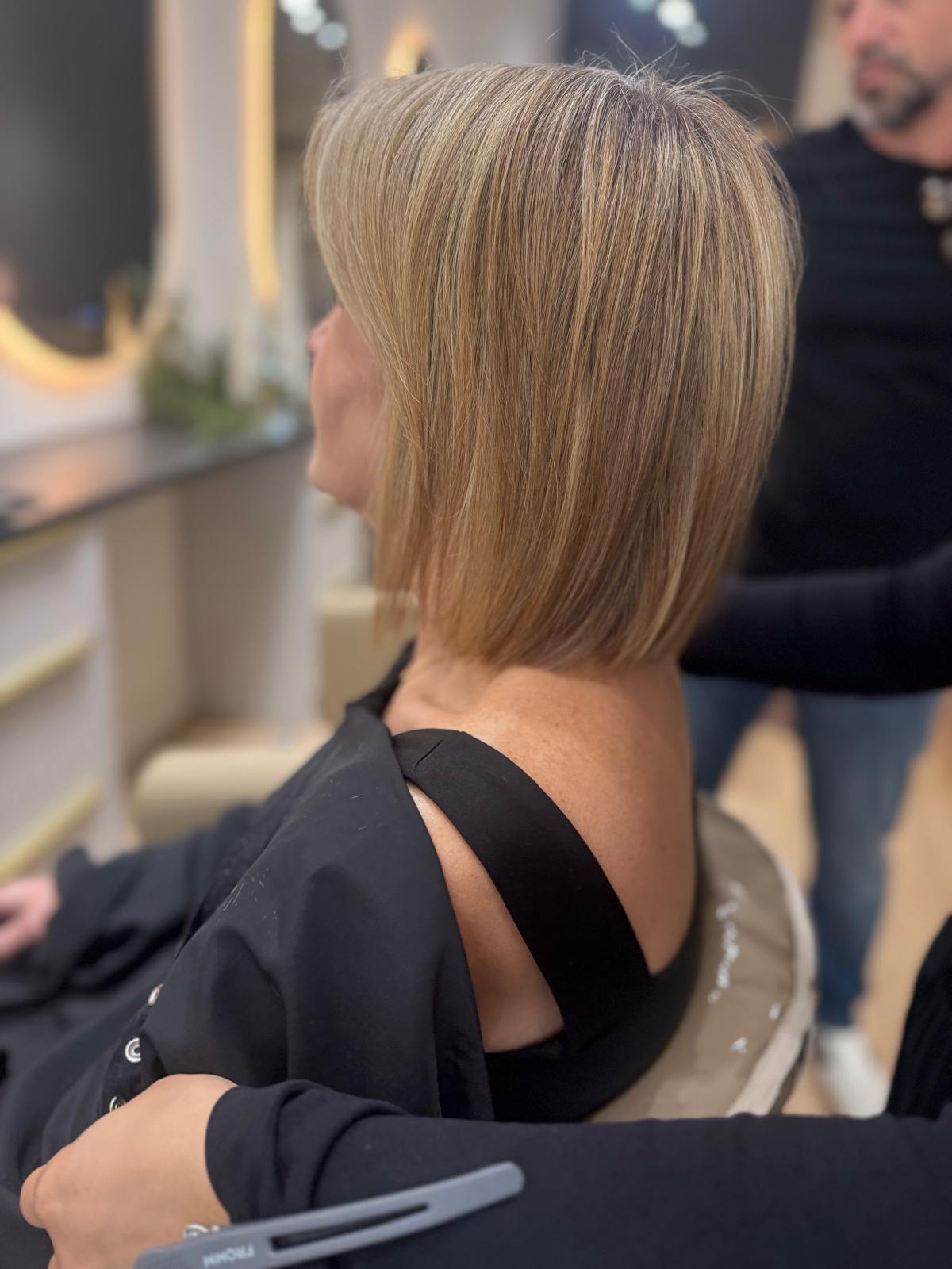 Hair transformation at Opal & Oak Salon, Boca Raton